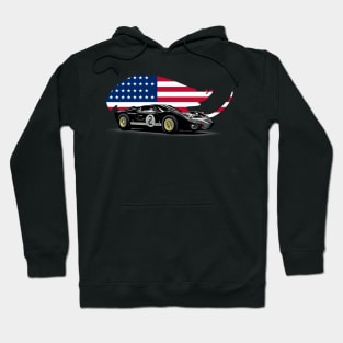 GT40 MK2 USA Print Hoodie